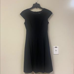Black knee length dress